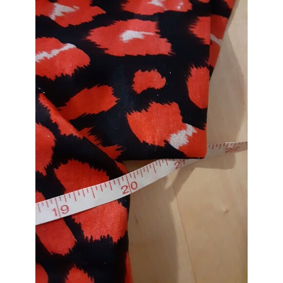 Maison Scotch Marie's must have silk leopard print 2 loose fit blouse Red gold - Picture 10 of 11